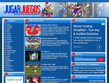 Tablet Screenshot of jugarjuegos.tv